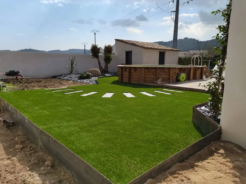 finalisation de terrain